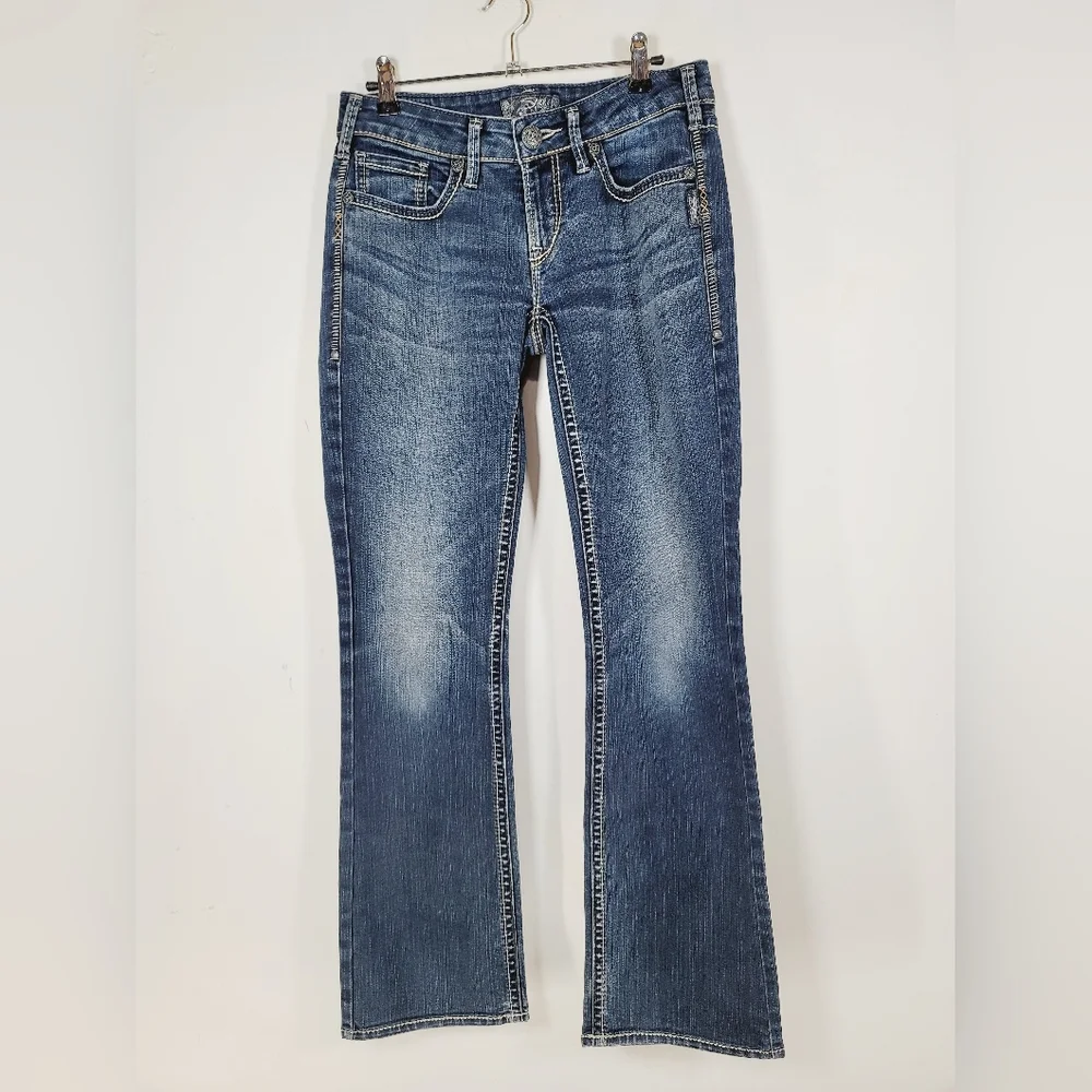 Silver AIKO BOOTCUT Jeans, Size 28